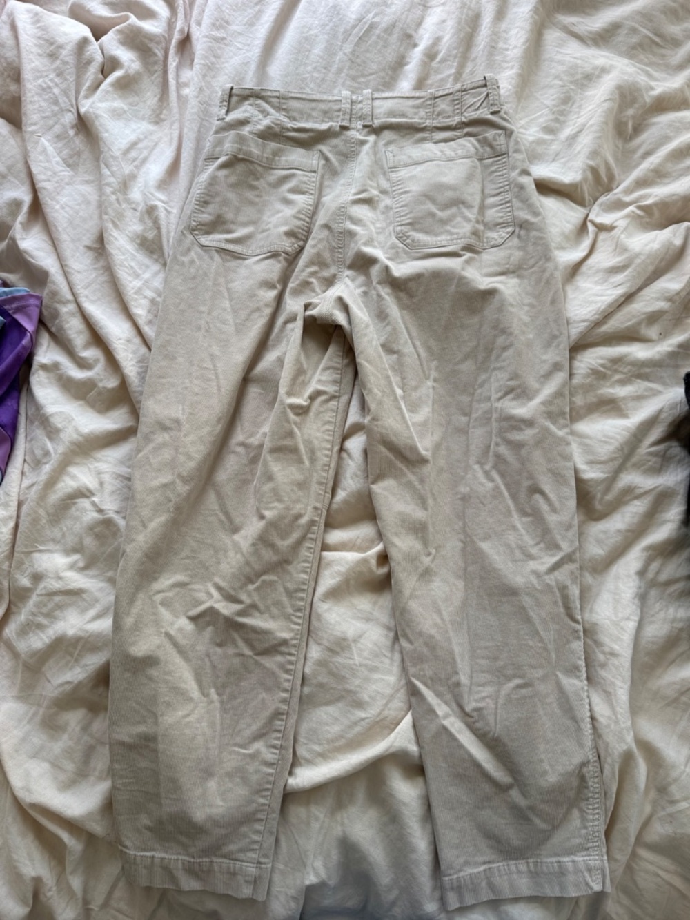 TALL SIZE- Corduroy barrel pants - Picture 3 of 3